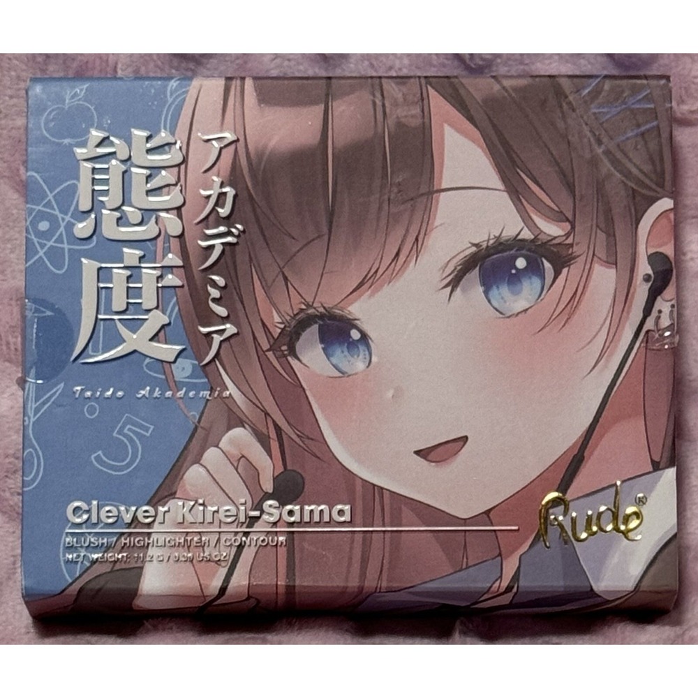 Rude Cosmetics Manga Anime Clever Kirei-Sama Blush/Highlighter/Contour Palette